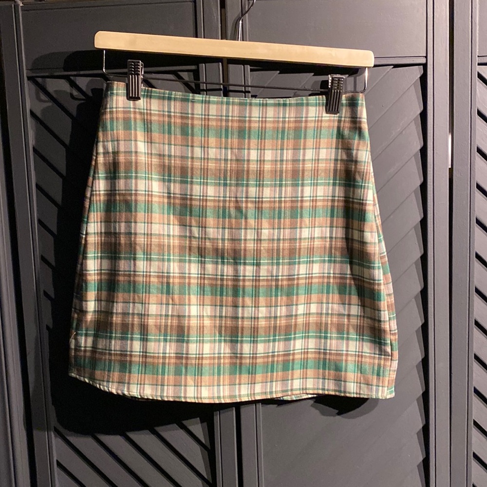 BNWT Zara plaid mini skirt